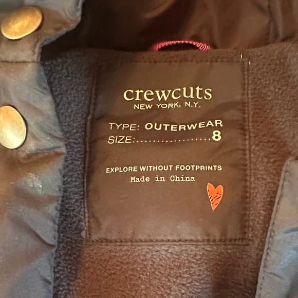 Crewcuts Navy Outerwear Jacket/UNISEX - Picture 2 of 5